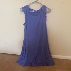 Comfy blue/purple dress, NWT
